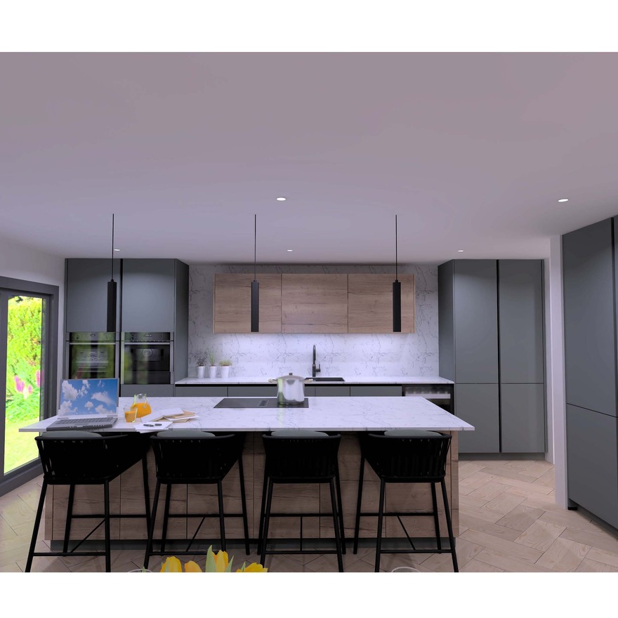 Kitchen - Green Colour Option