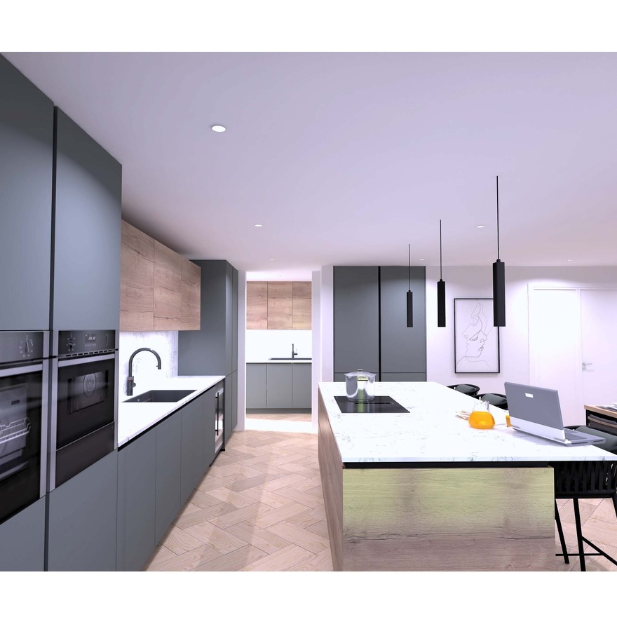 Kitchen - Green Colour Option